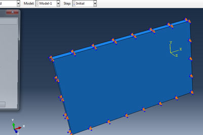 فیلم آموزش تحلیل اثر انفجار روی دیوار ساختمانی در اباکوس abaqus